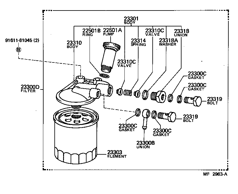 23930-56040 SEDIMENTER ASSY, FUEL product image