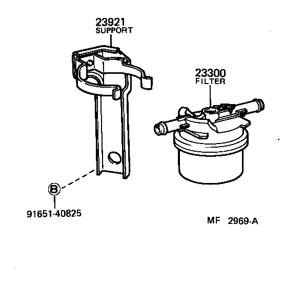 23921-54070 SUPPORT, FUEL FILTER product image
