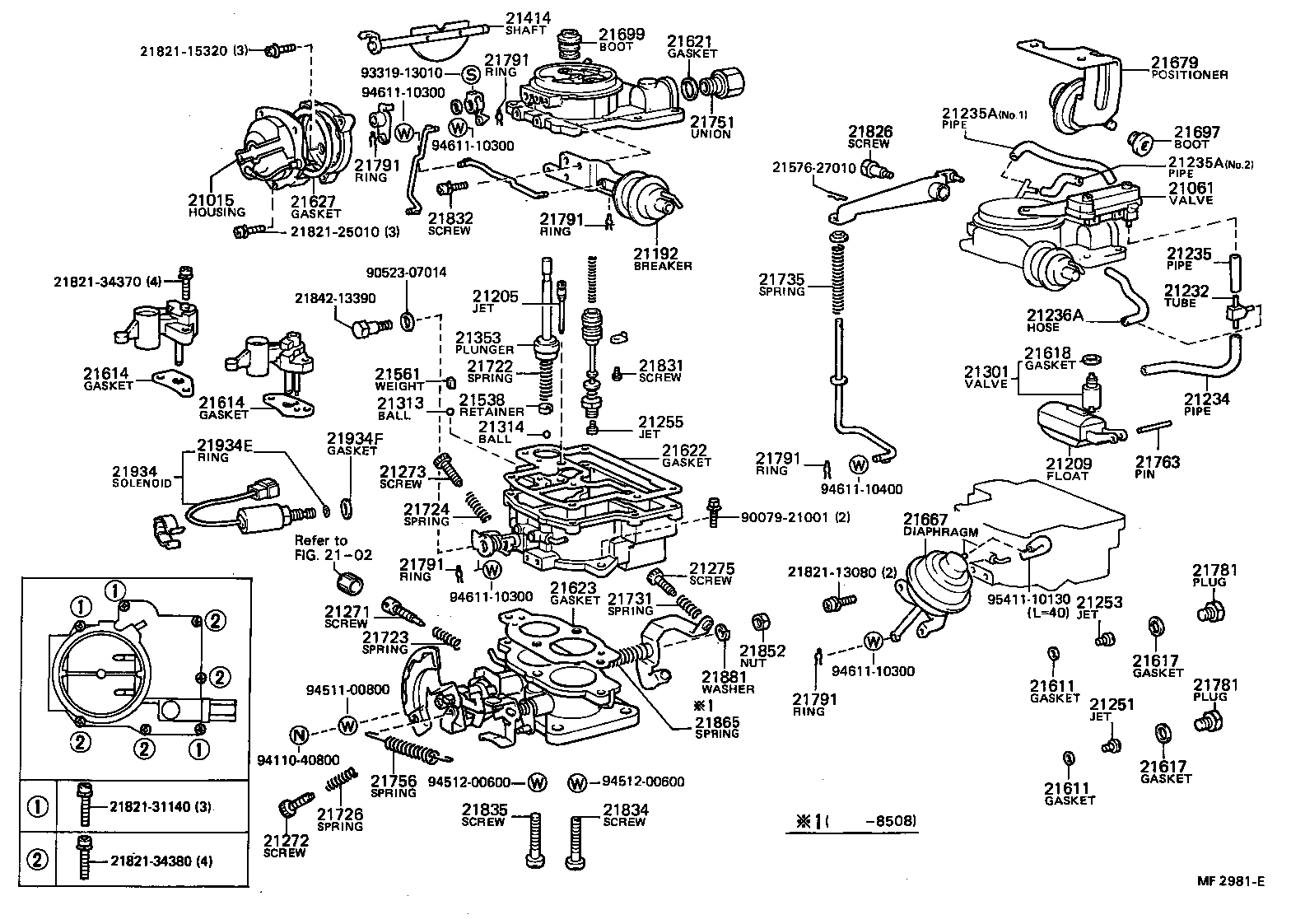 21015-13391 HOUSING SUB-ASSY, COIL product image
