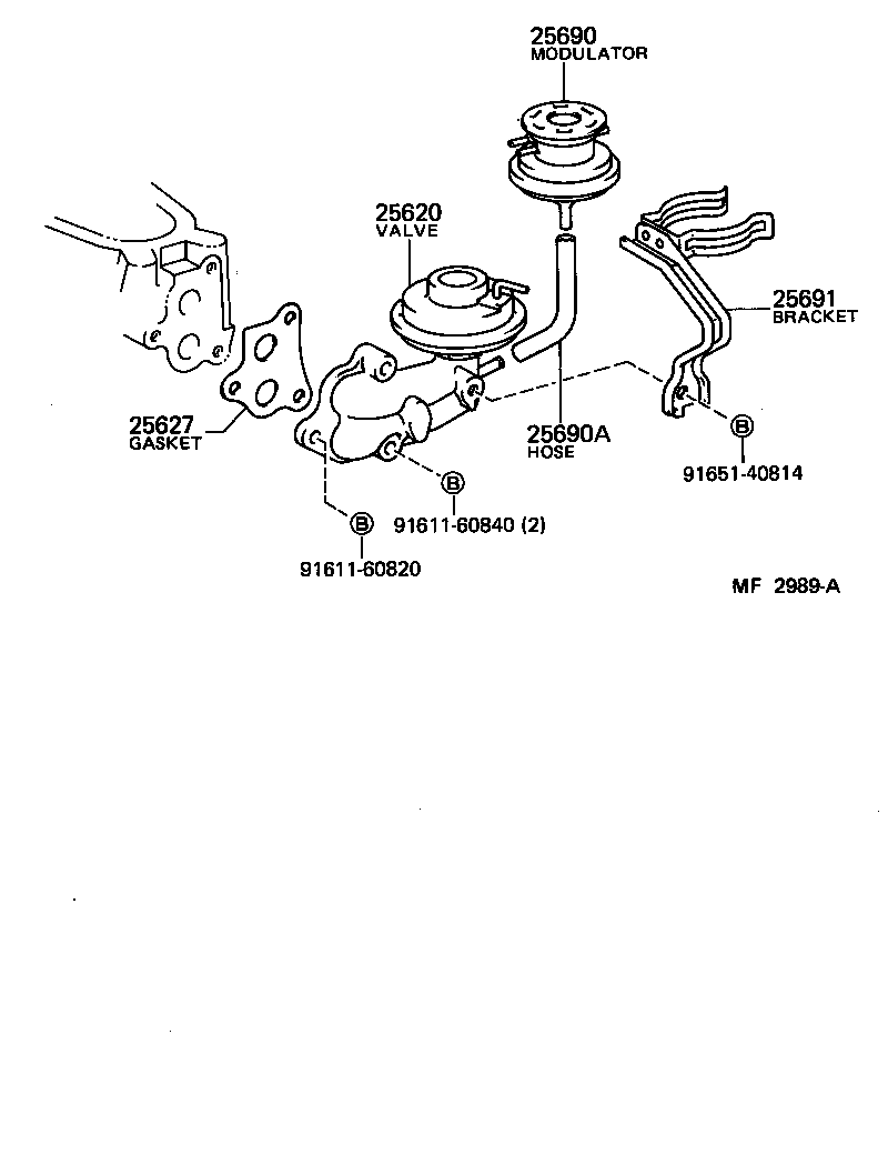25620-13010 VALVE ASSY, EGR product image