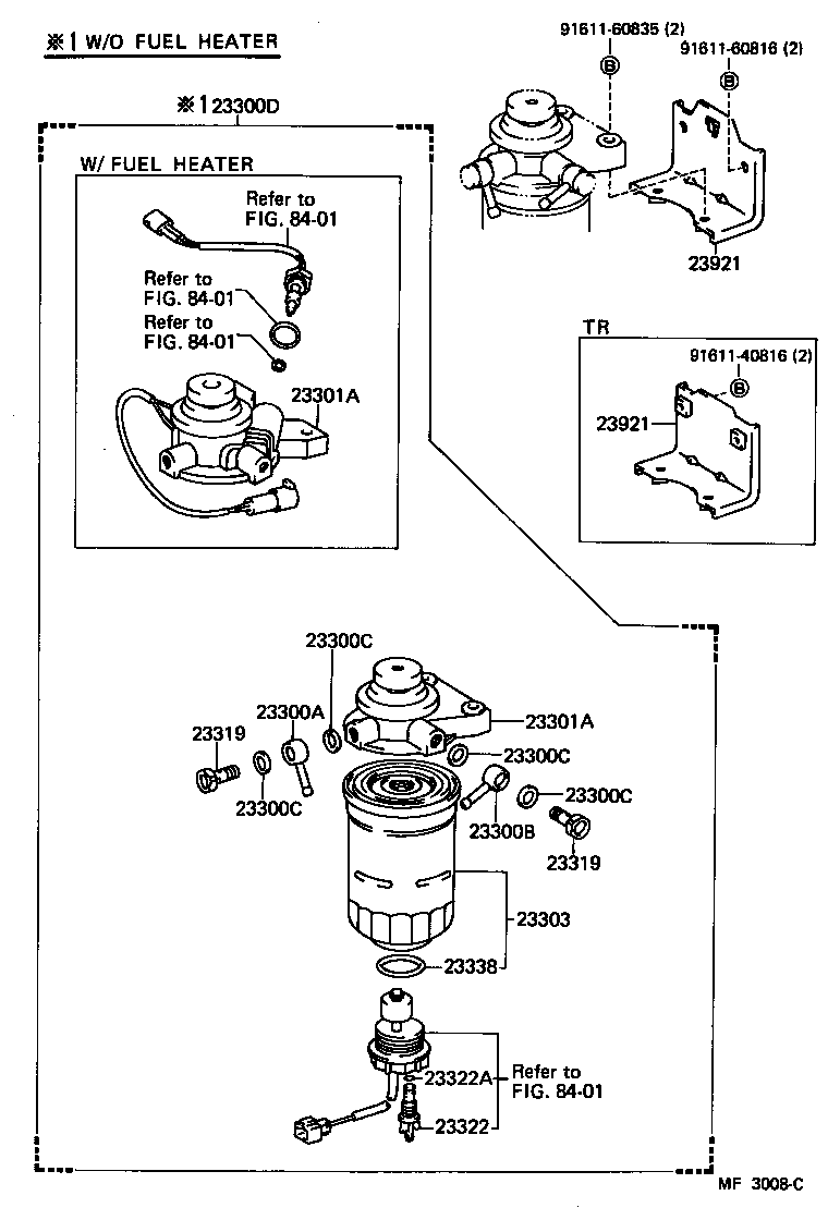 23921-64080 SUPPORT, FUEL FILTER product image