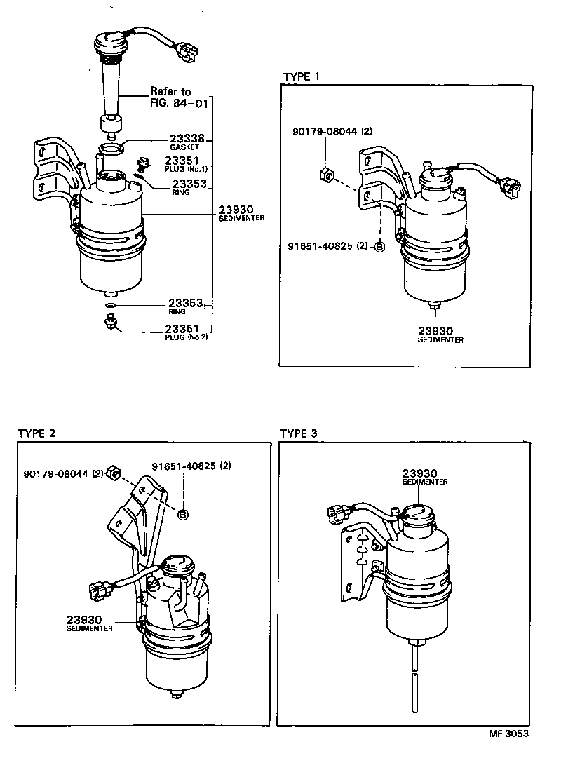 23930-56040 SEDIMENTER ASSY, FUEL product image