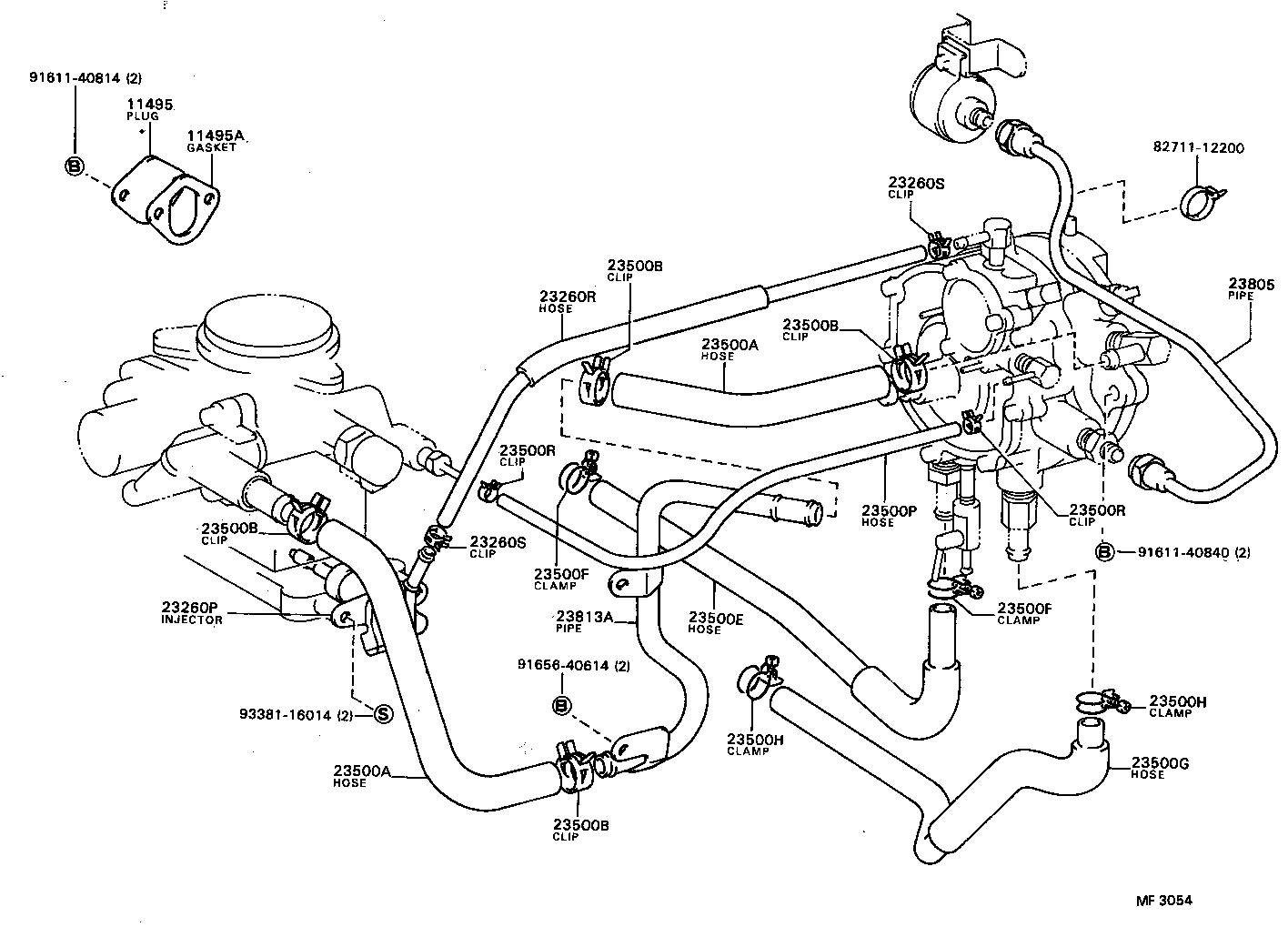 23274-72020 HOSE, LPG INJECTOR product image