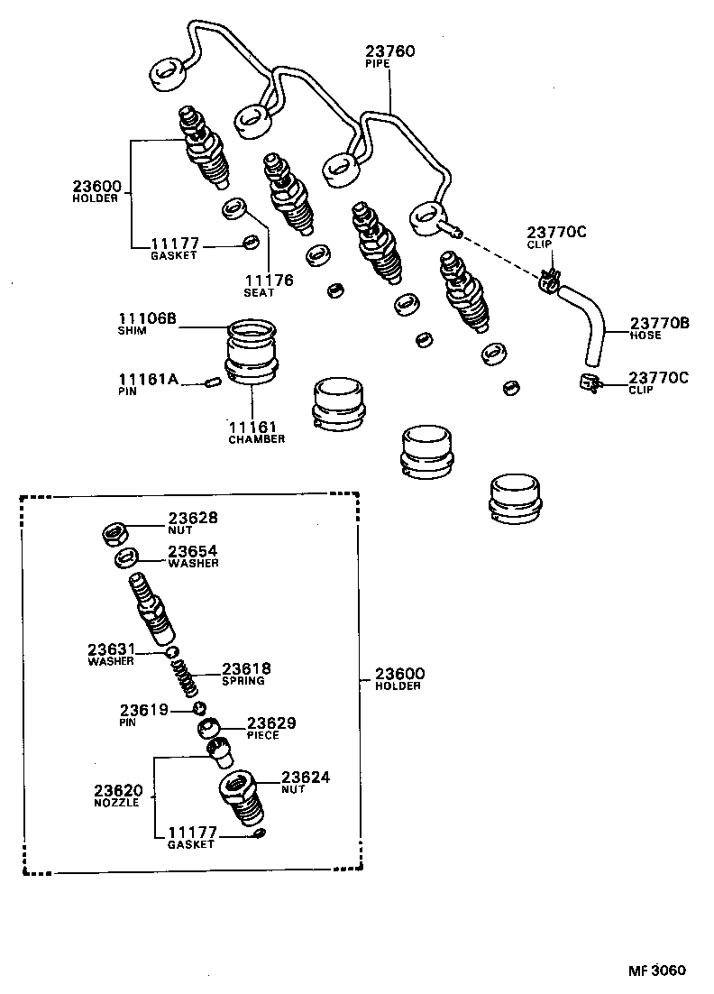 11161-64040 CHAMBER, COMBUSTION product image