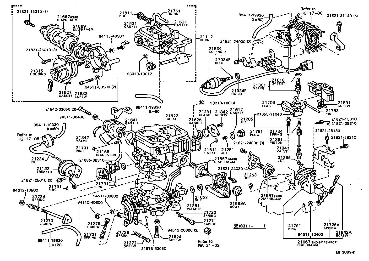 21015-63050 HOUSING SUB-ASSY, COIL product image