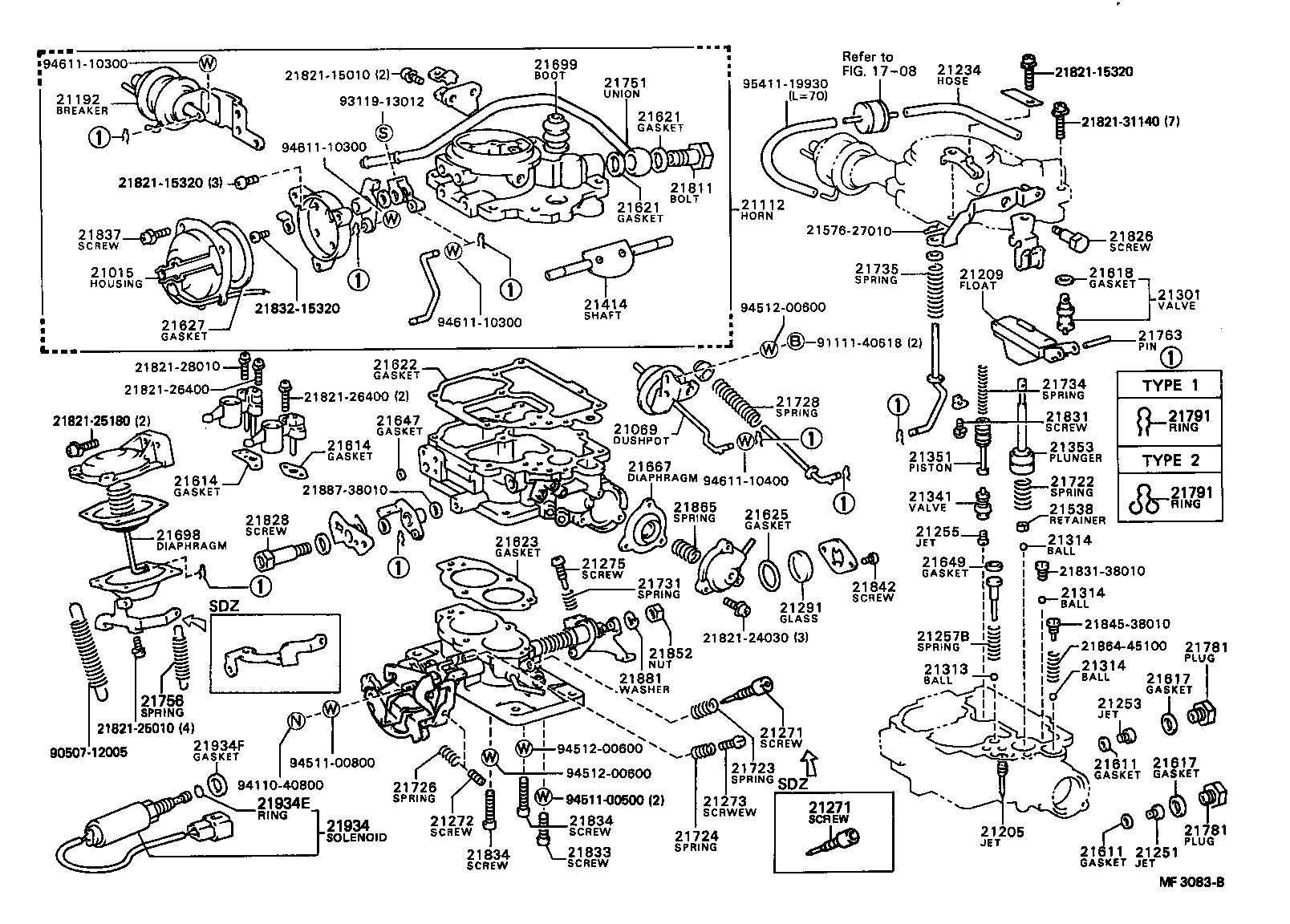 21112-16080 HORN, AIR product image