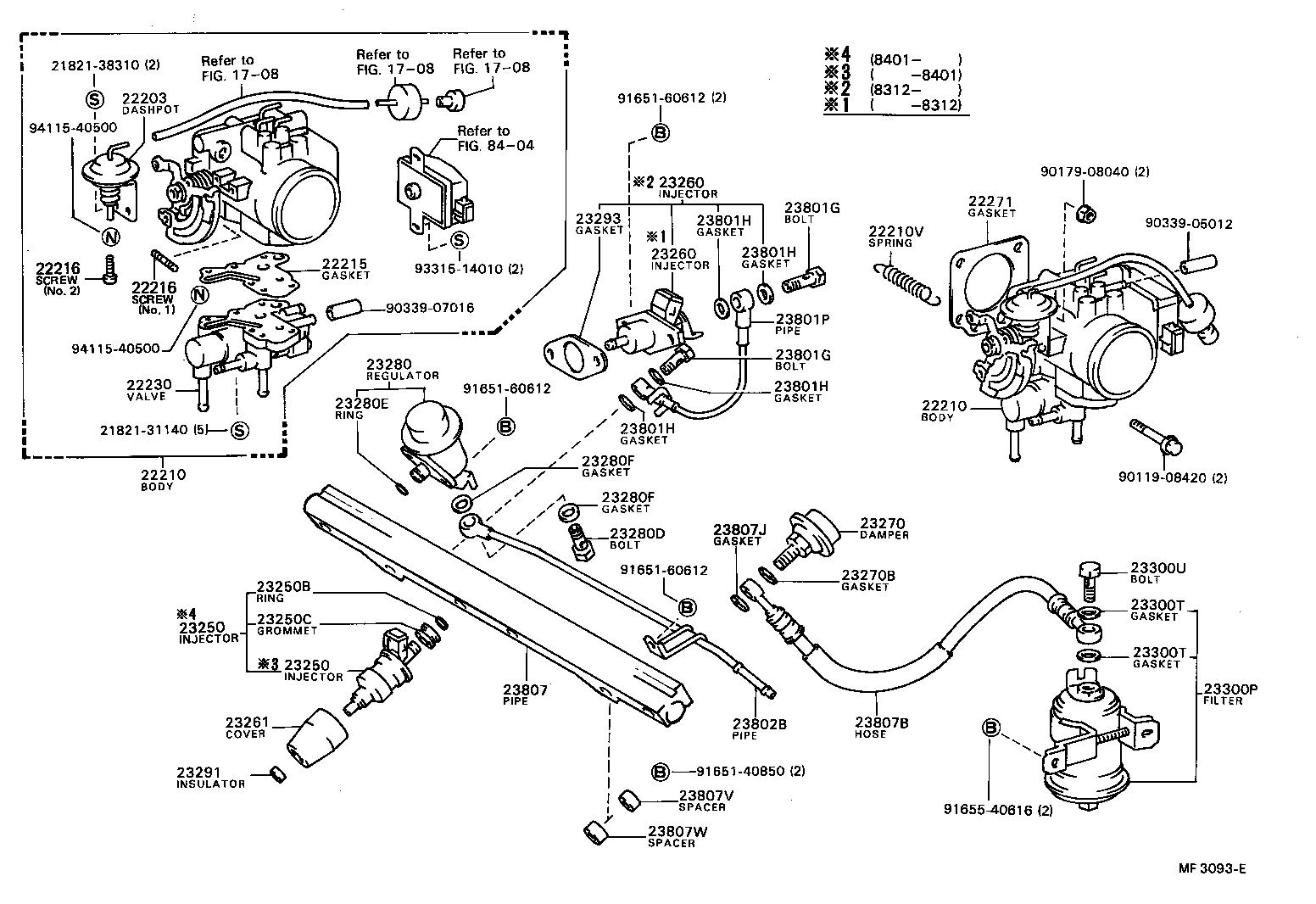 22271-16010 GASKET, THROTTLE BODY product image