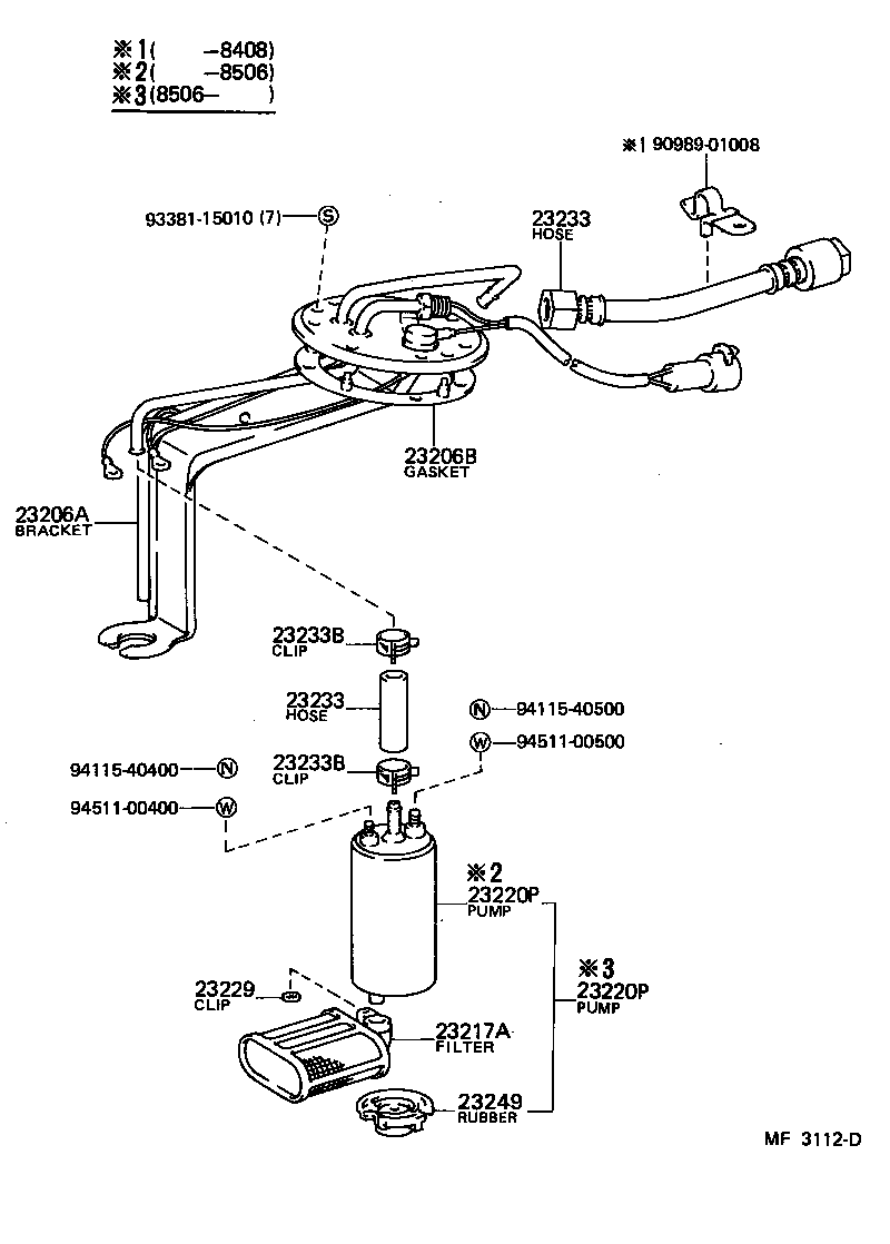 23250-34030 INJECTOR ASSY, FUEL product image
