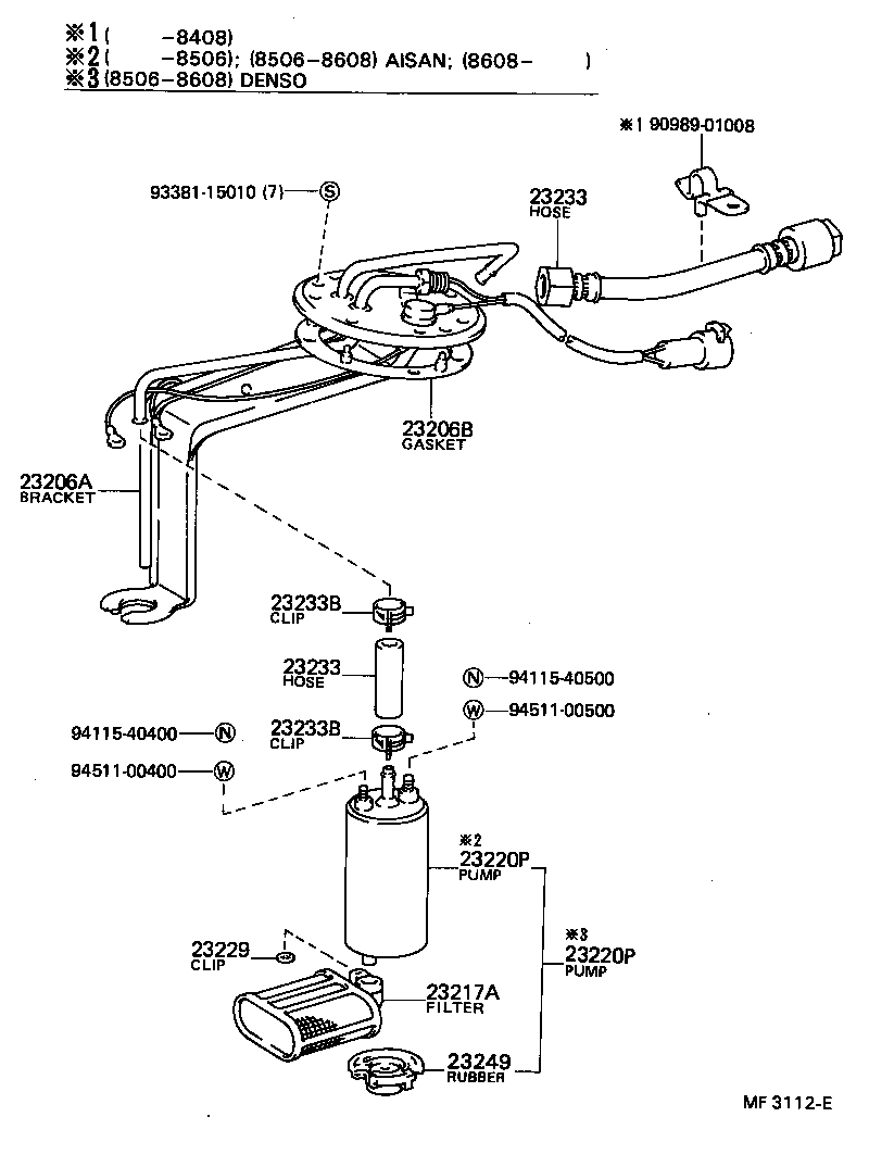 22271-28011 GASKET, THROTTLE BODY product image
