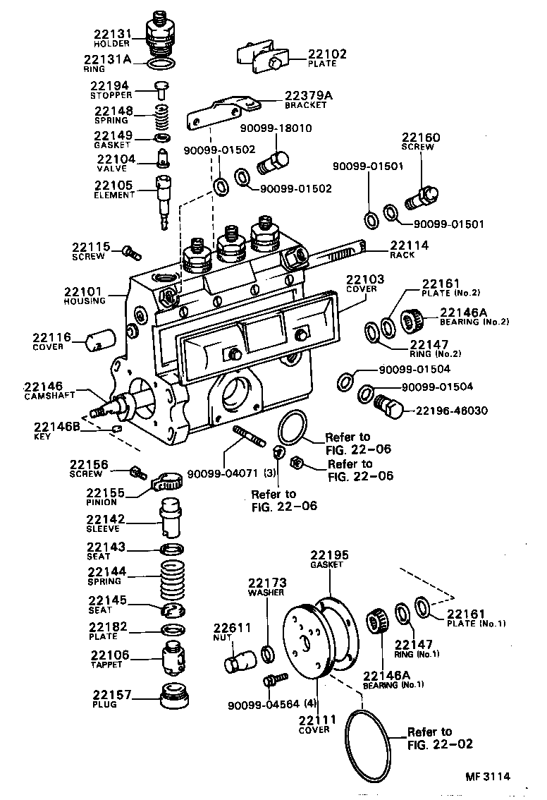 22148-68010 SPRING, DELIVERY VALVE product image