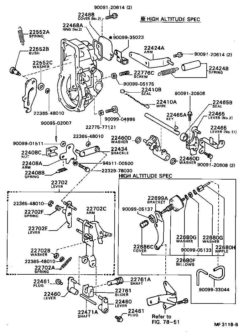 22017-78030 HOUSING SUB-ASSY, MECHANICAL GOVERNOR product image