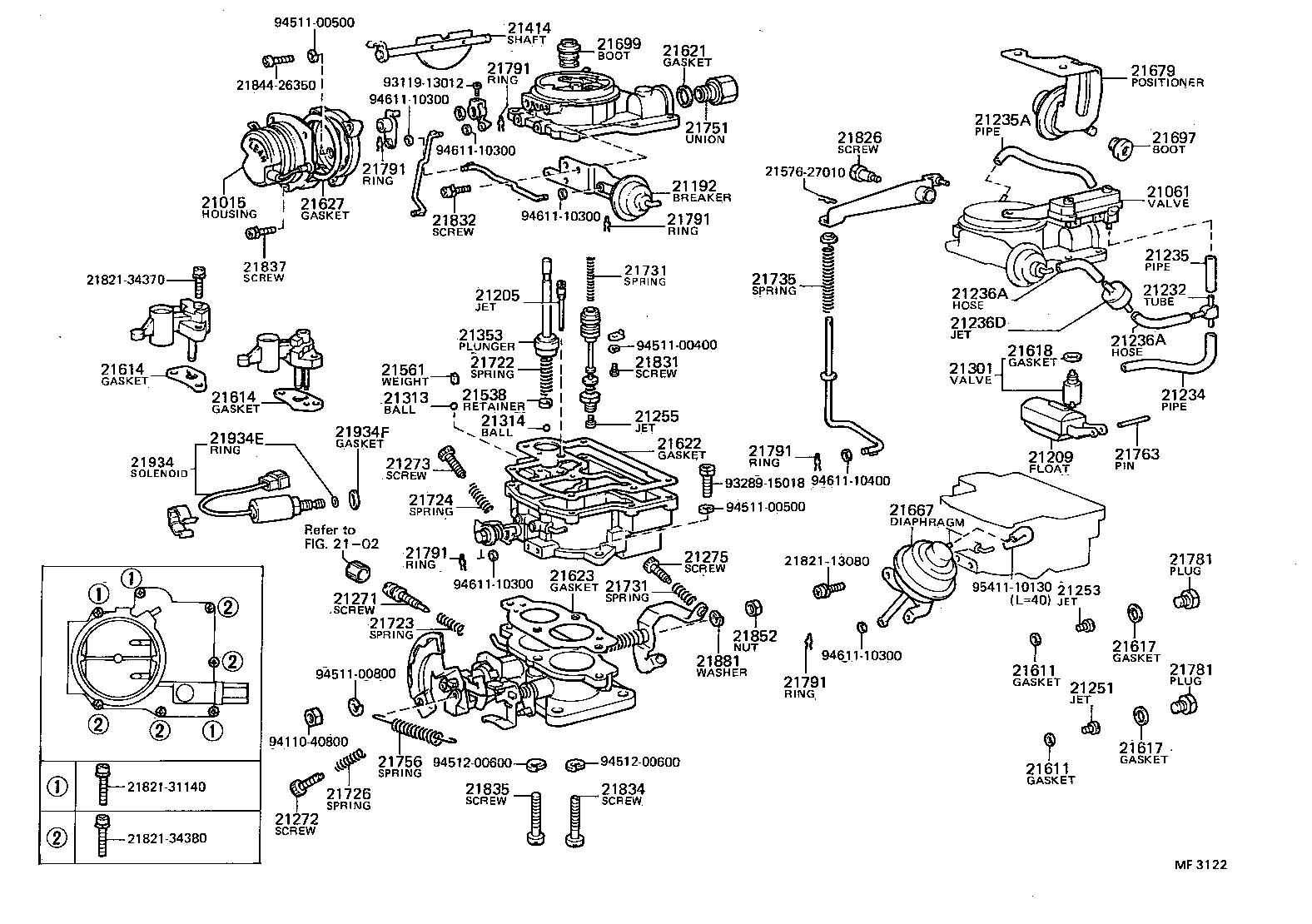 21012-24450 HORN, AIR product image