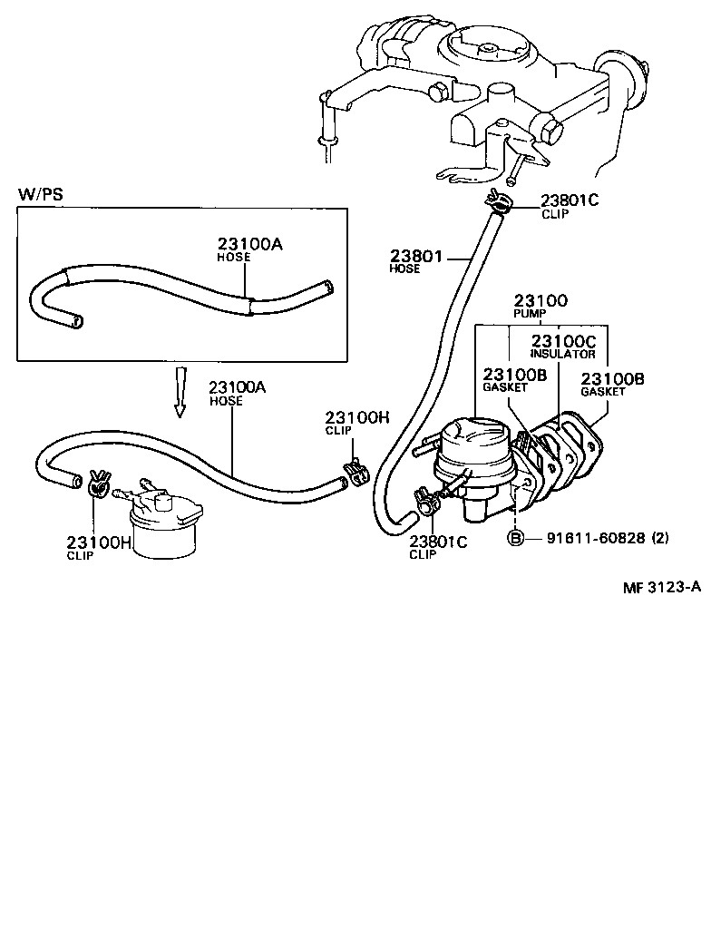 23100-79027 PUMP ASSY, FUEL product image
