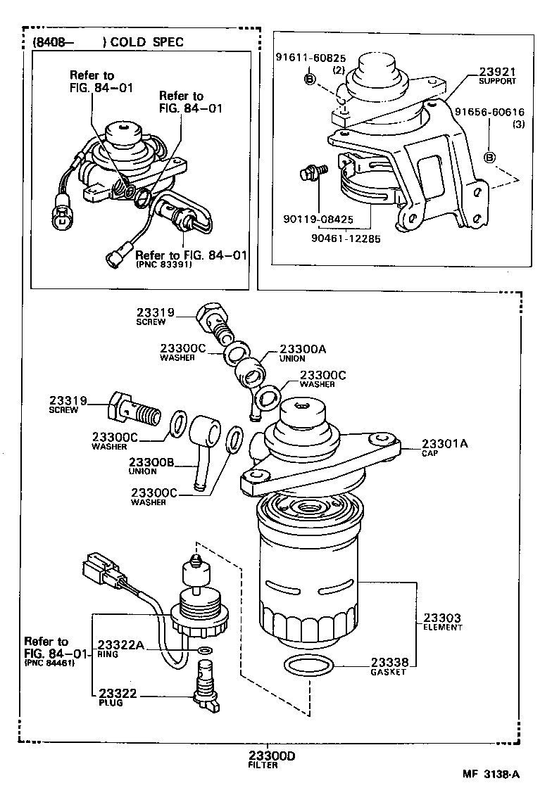23921-64100 SUPPORT, FUEL FILTER product image