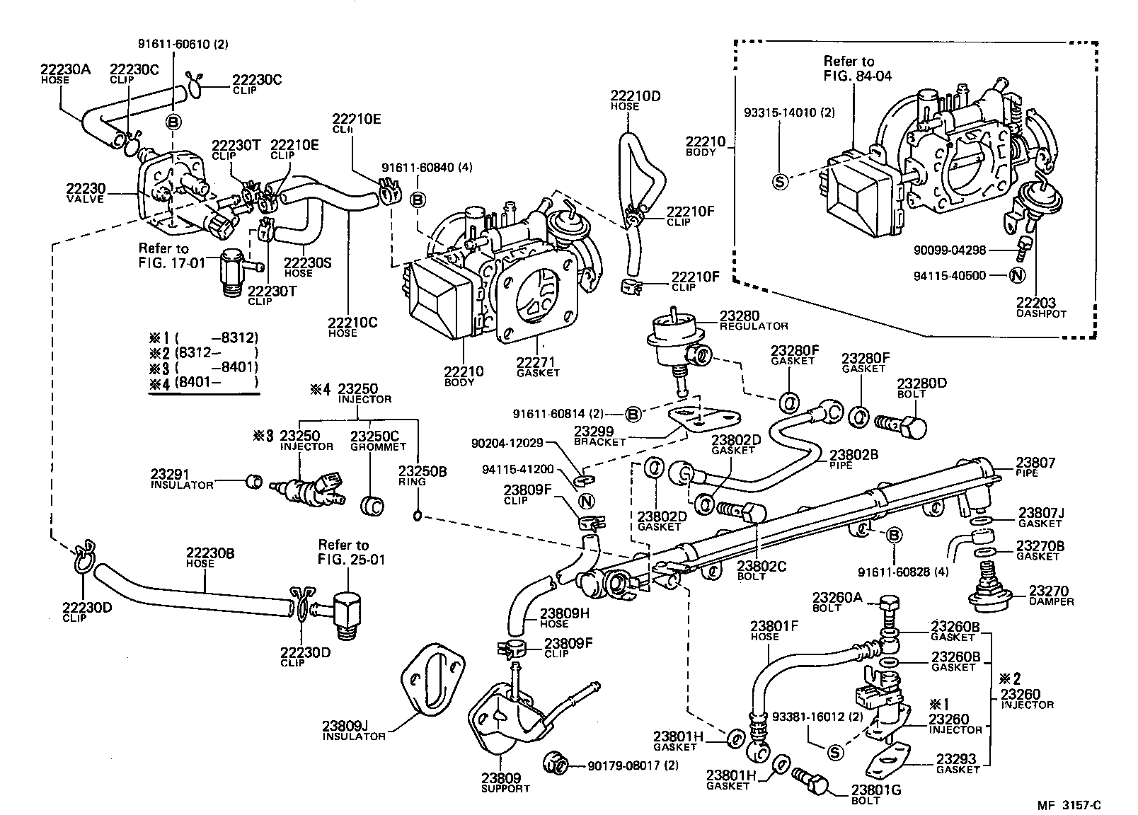 22271-35010 GASKET, THROTTLE BODY product image