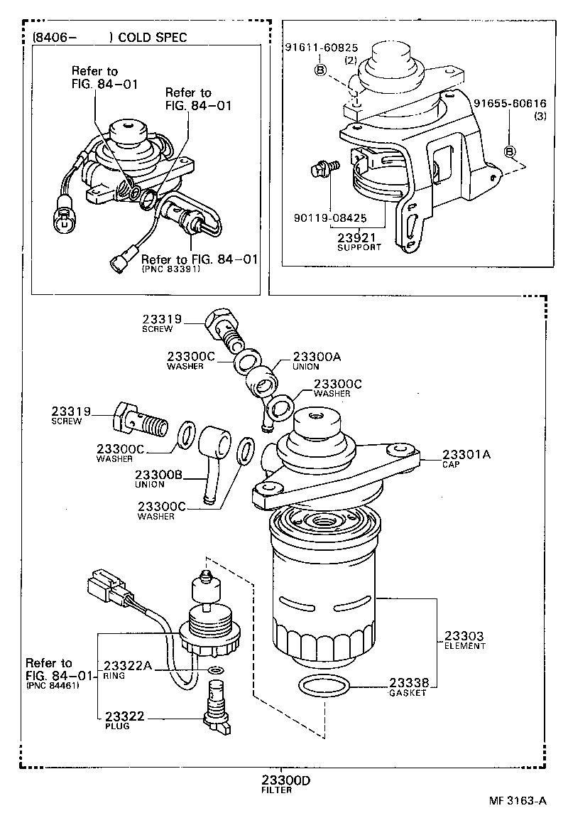 23921-64090 SUPPORT, FUEL FILTER product image