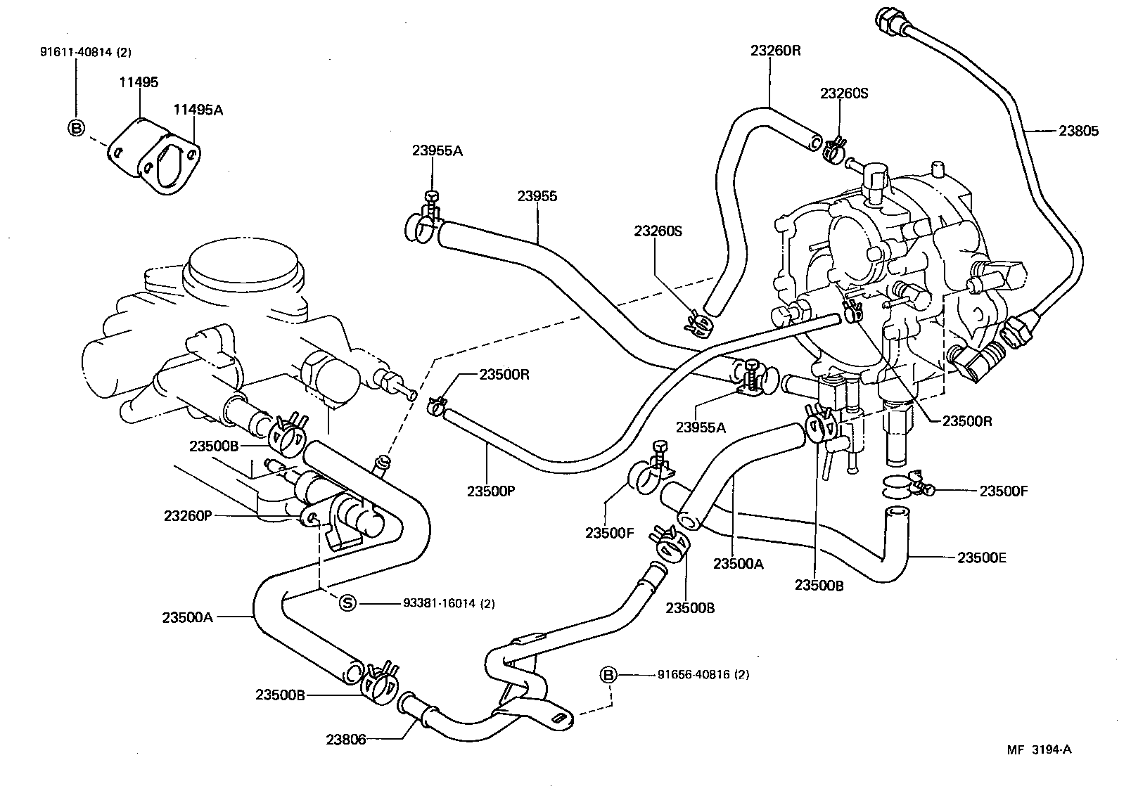 23273-41020 HOSE, NO.2(FOR LPG REGULATOR TO LPG CARBURETOR) product image