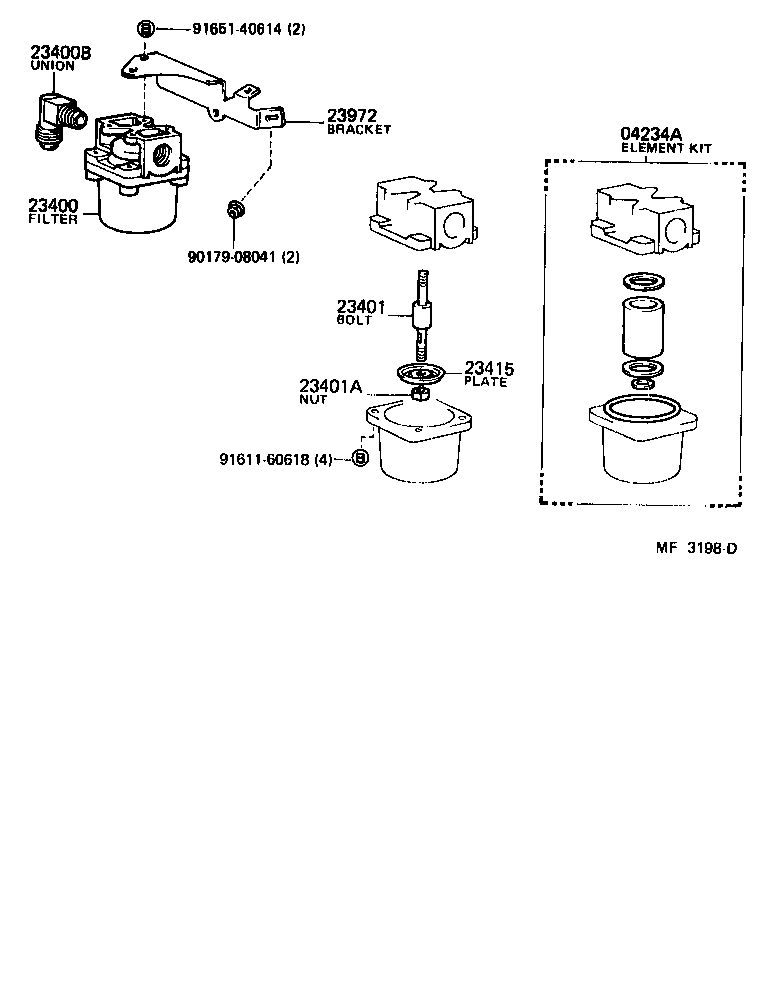 23972-73060 BRACKET, FILTER & SOLENOID VALVE product image
