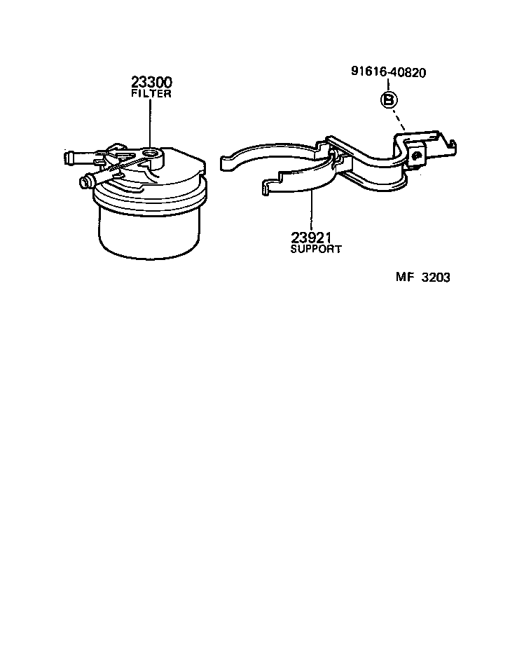23323-54060 UNION, NIPPLE(FOR FUEL FILTER OUTLET) product image