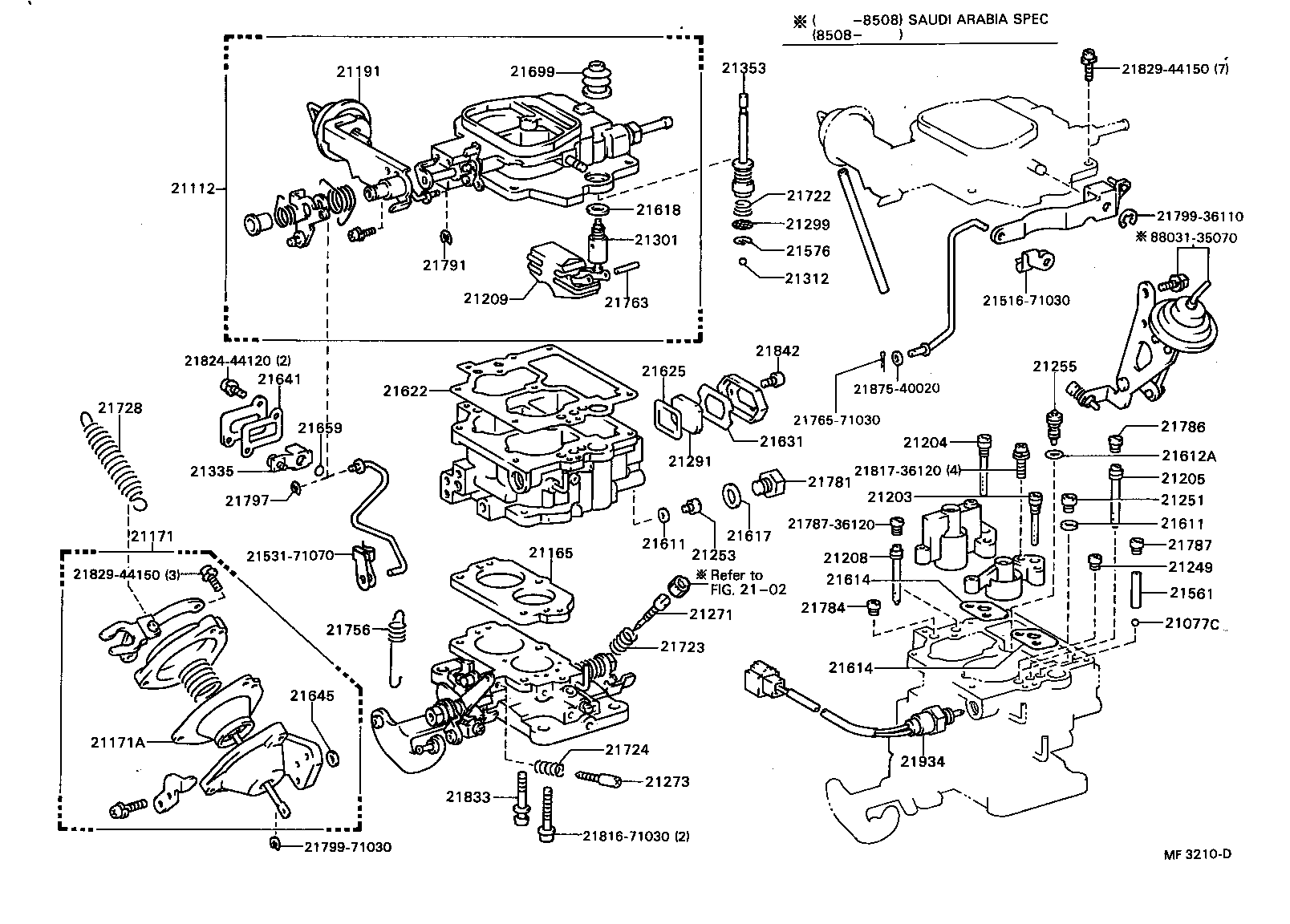 21272-71030 SCREW, THROTTLE ADJUSTING product image