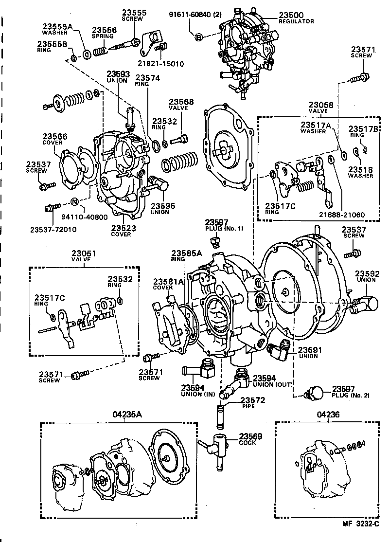 23500-73022 REGULATOR ASSY, LPG(CNG) product image