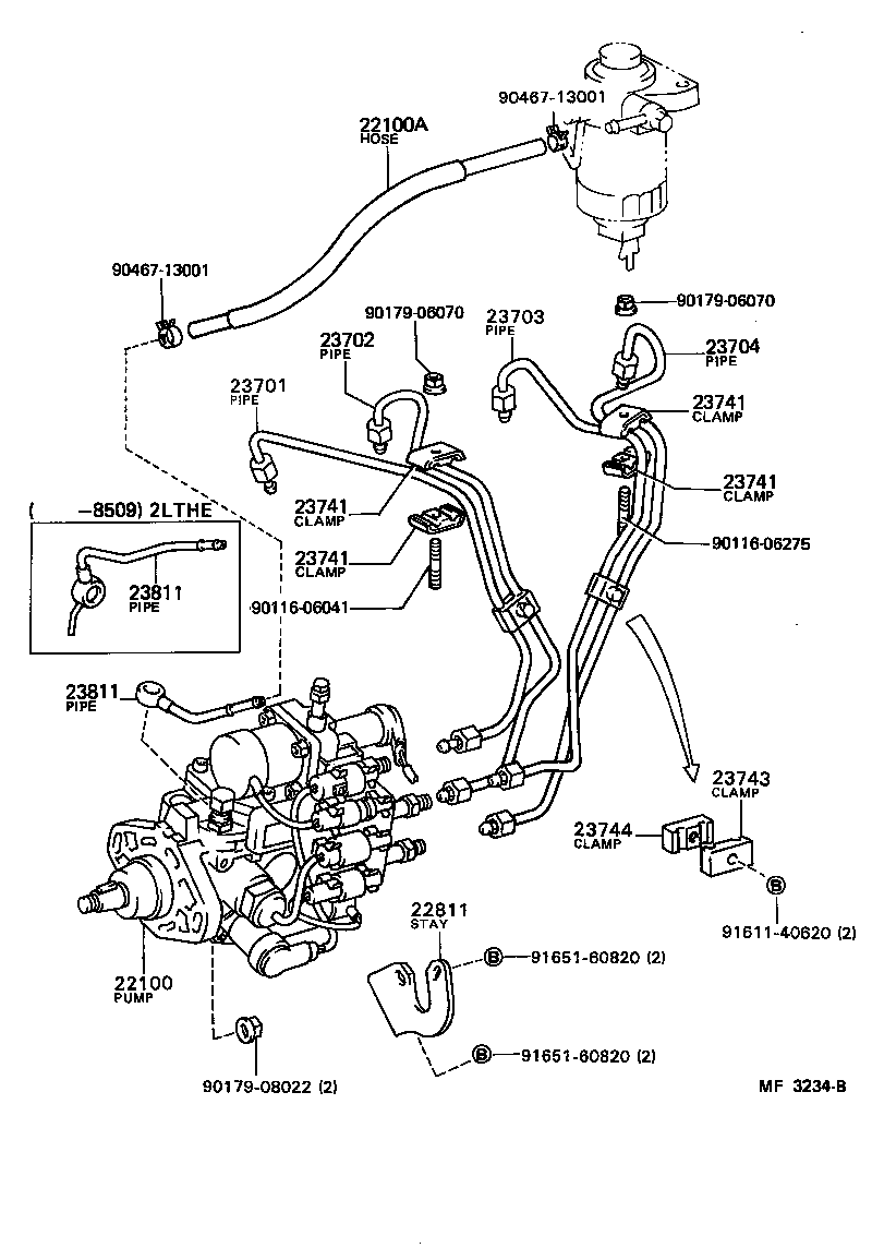22100-54331 PUMP ASSY, INJECTION OR SUPPLY product image