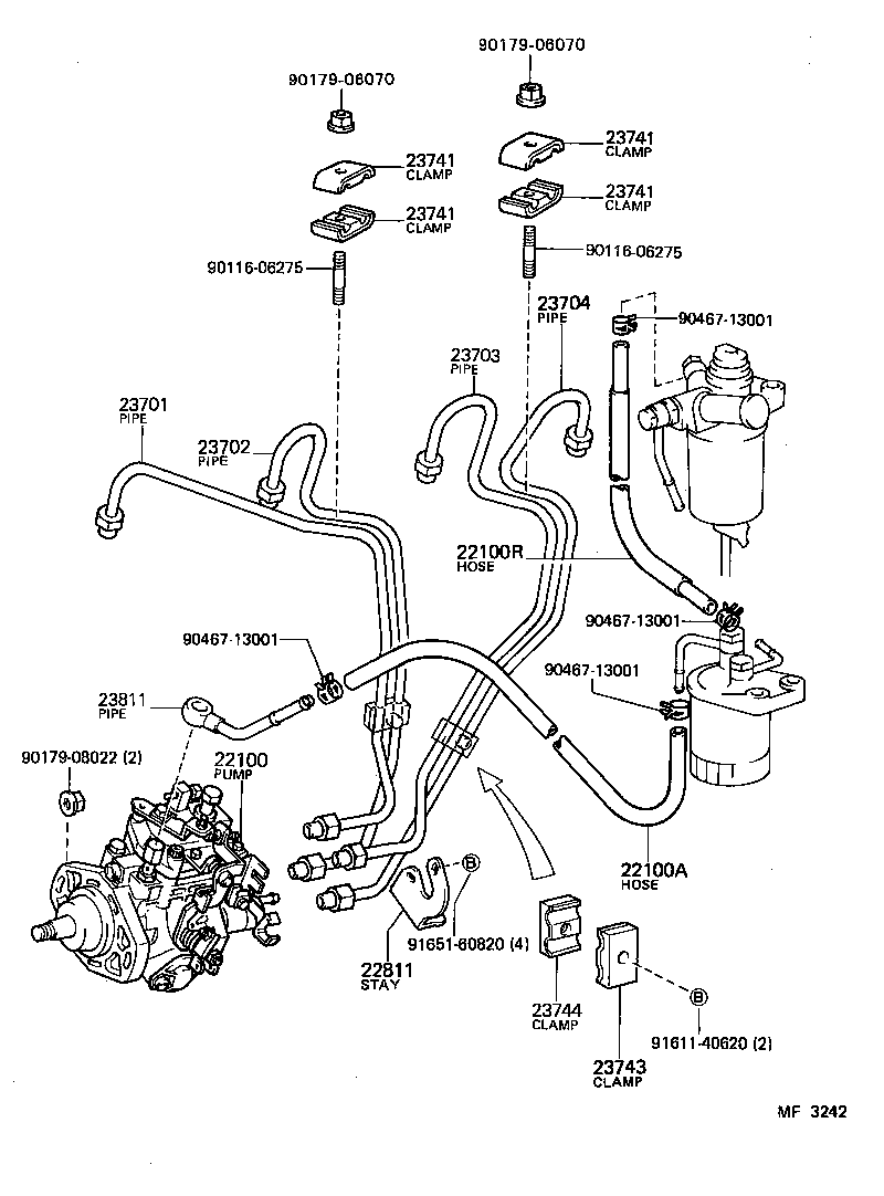 22100-54310 PUMP ASSY, INJECTION OR SUPPLY product image
