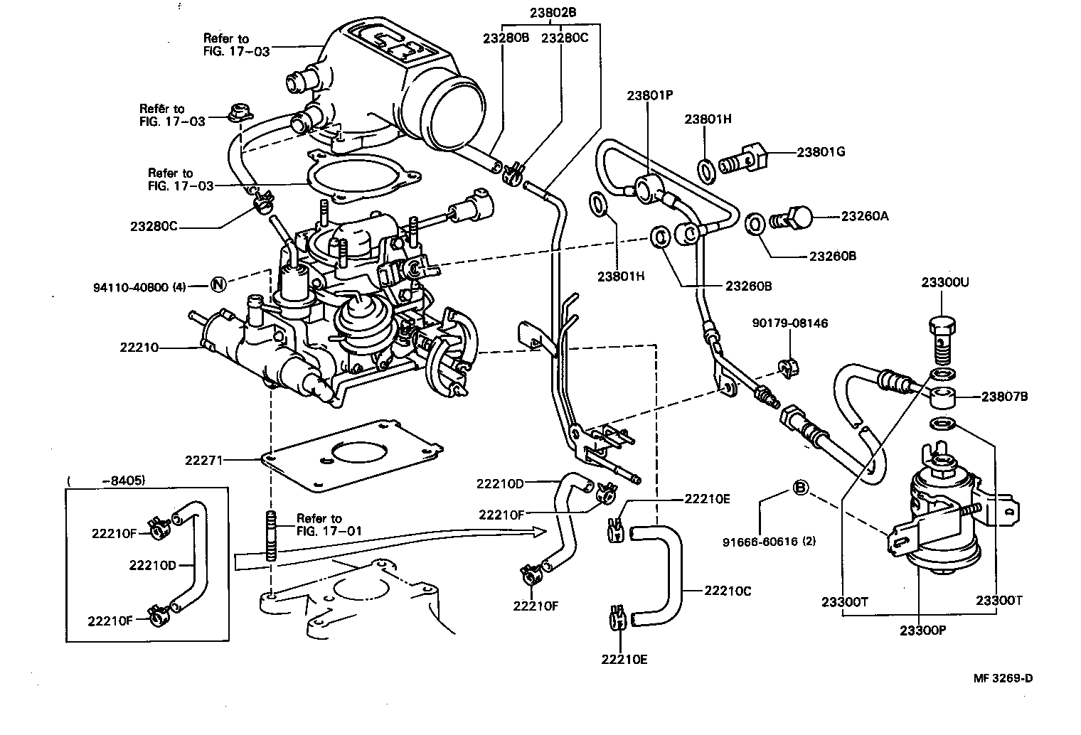 22211-63011 BODY, THROTTLE product image