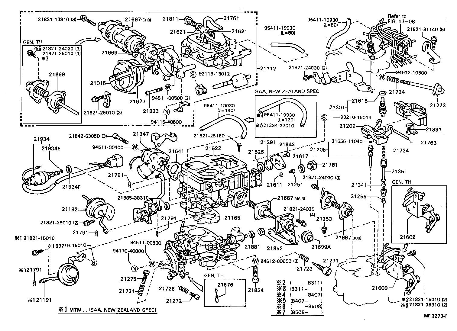 21273-63050 SCREW, THROTTLE ADJUSTING product image