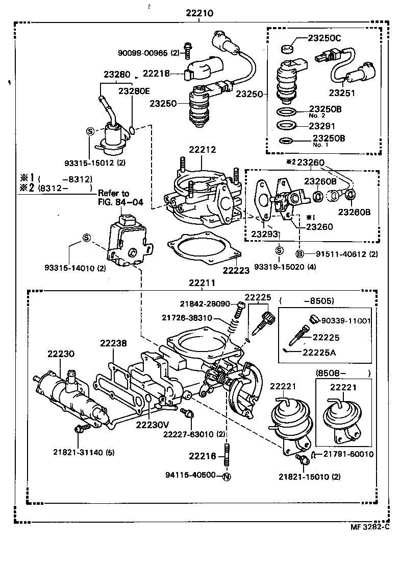22211-63011 BODY, THROTTLE product image