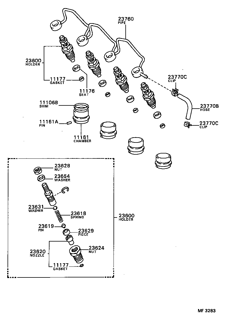 11161-64070 CHAMBER, COMBUSTION product image