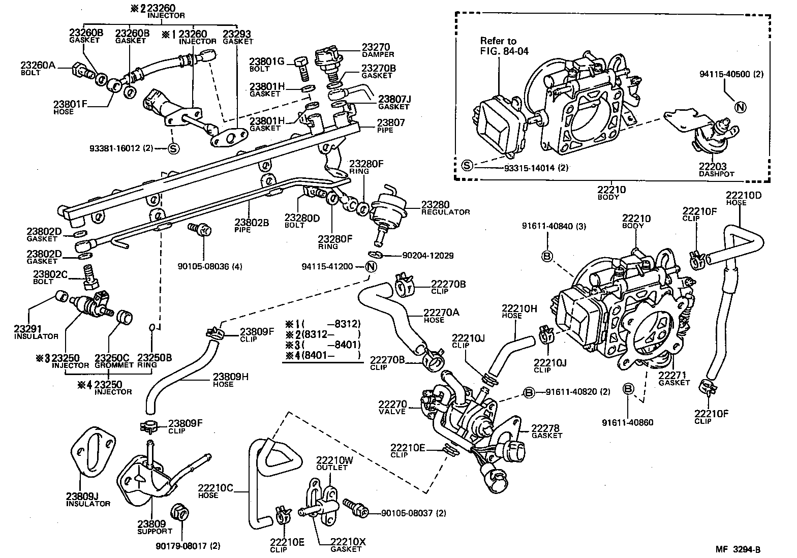 22210-43290 BODY ASSY, THROTTLE product image