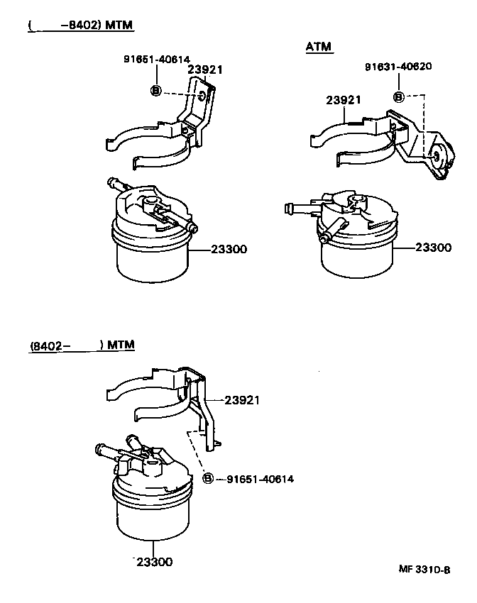 23921-64010 SUPPORT, FUEL FILTER product image