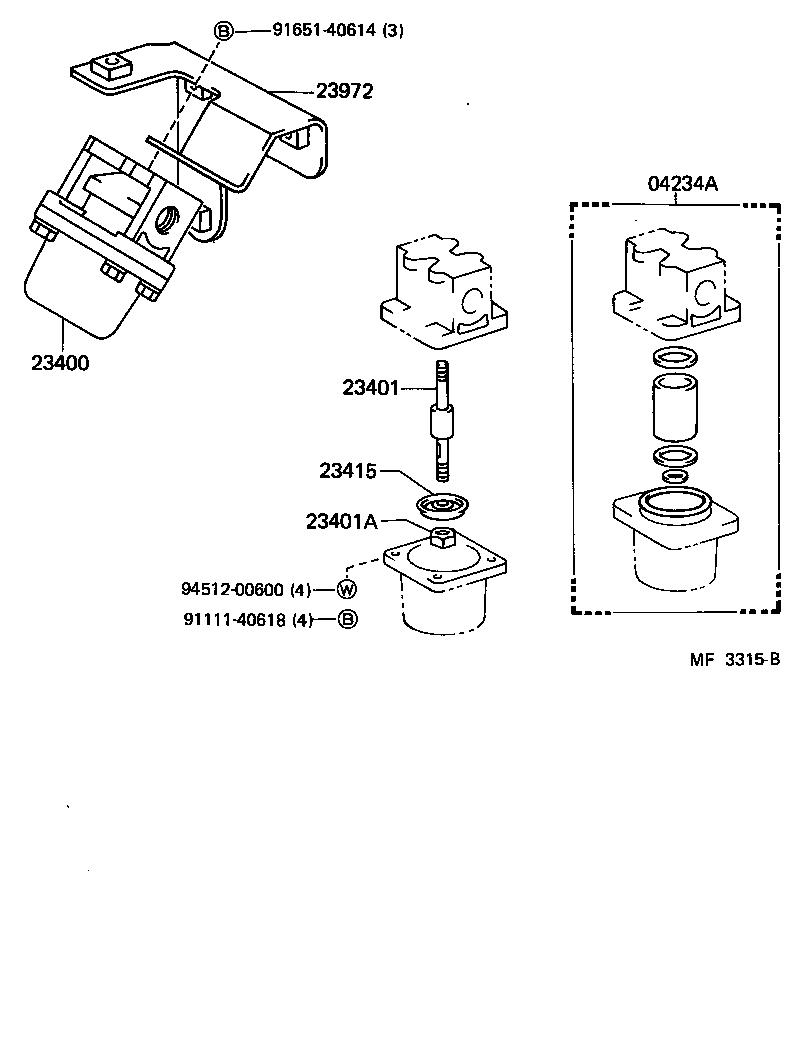 23972-73020 BRACKET, FILTER & SOLENOID VALVE product image
