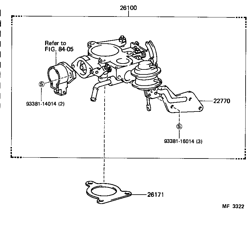 26100-54080 VENTURI ASSY product image