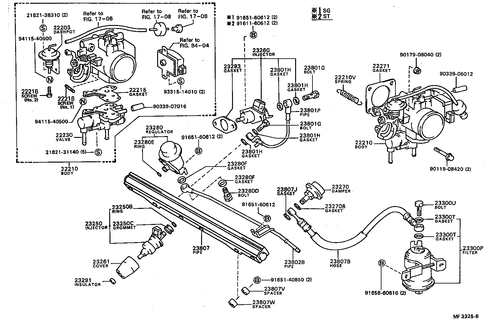 23209-63010 INJECTOR ASSY, FUEL product image