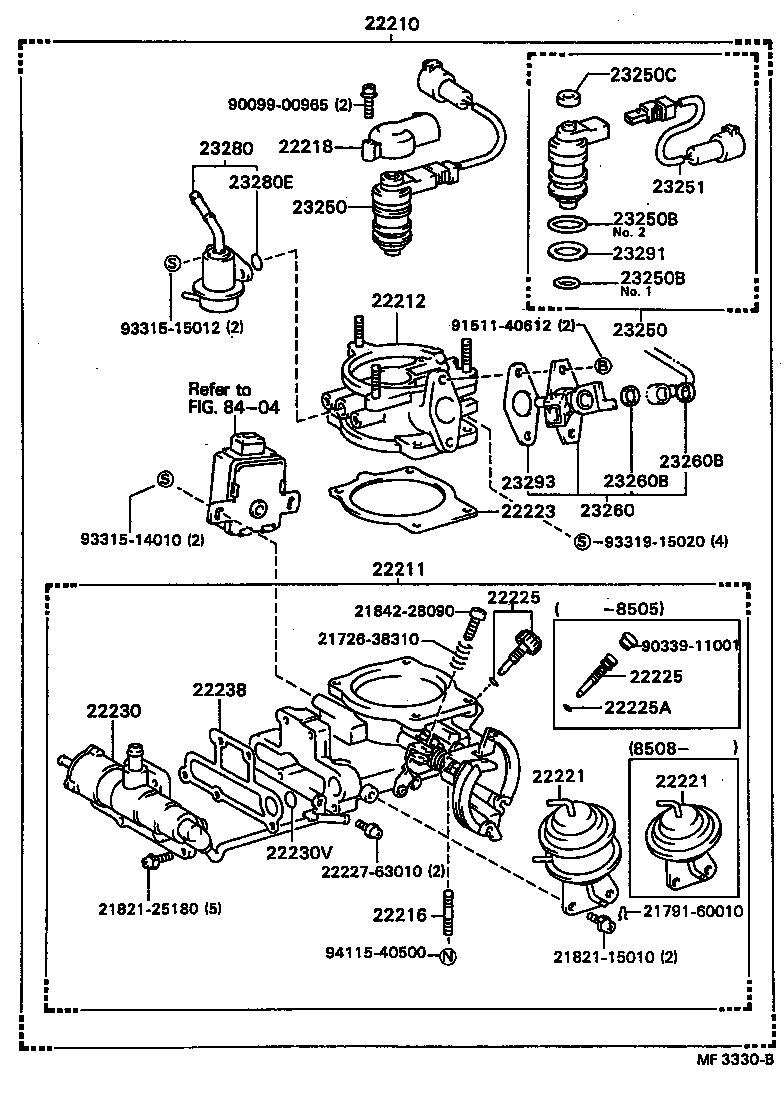 23209-63010 INJECTOR ASSY, FUEL product image