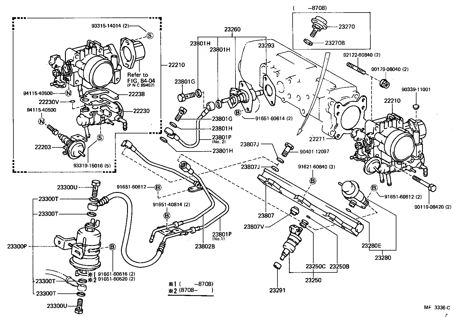 Toyota 23209-16061-03 INJECTOR ASSY, FUEL