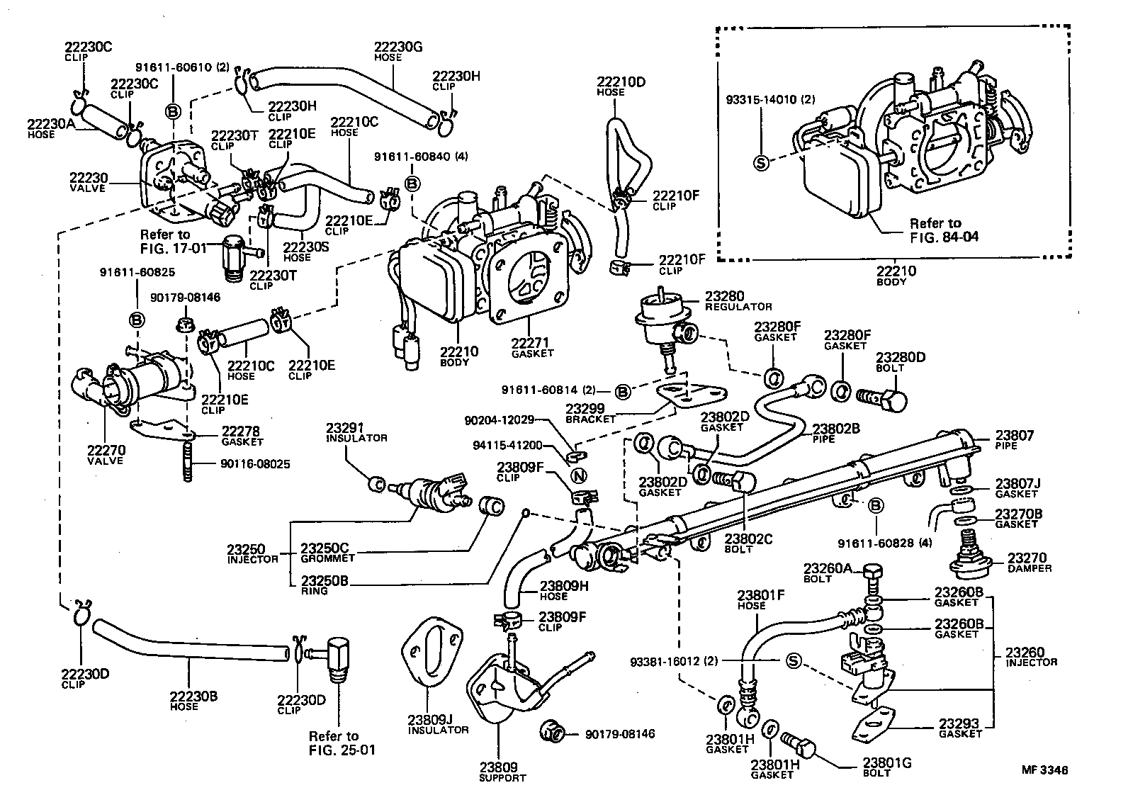 22210-70190 BODY ASSY, THROTTLE product image