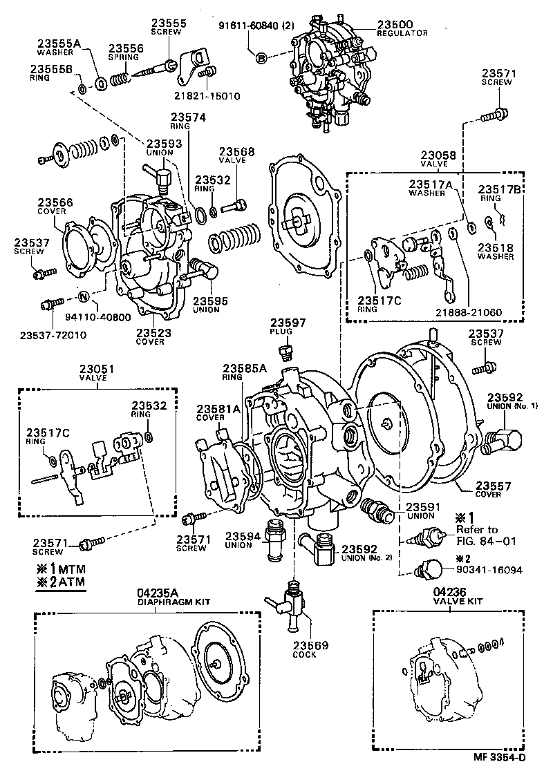 23500-72030 REGULATOR ASSY, LPG(CNG) product image