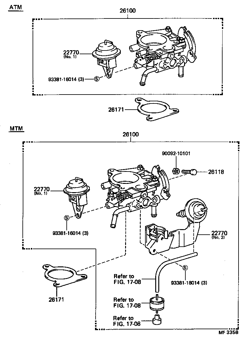 26100-54061 VENTURI ASSY product image