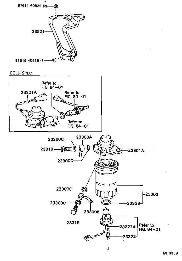 23921-38020 SUPPORT, FUEL FILTER product image