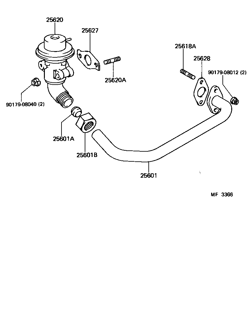 25620-74010 VALVE ASSY, EGR product image