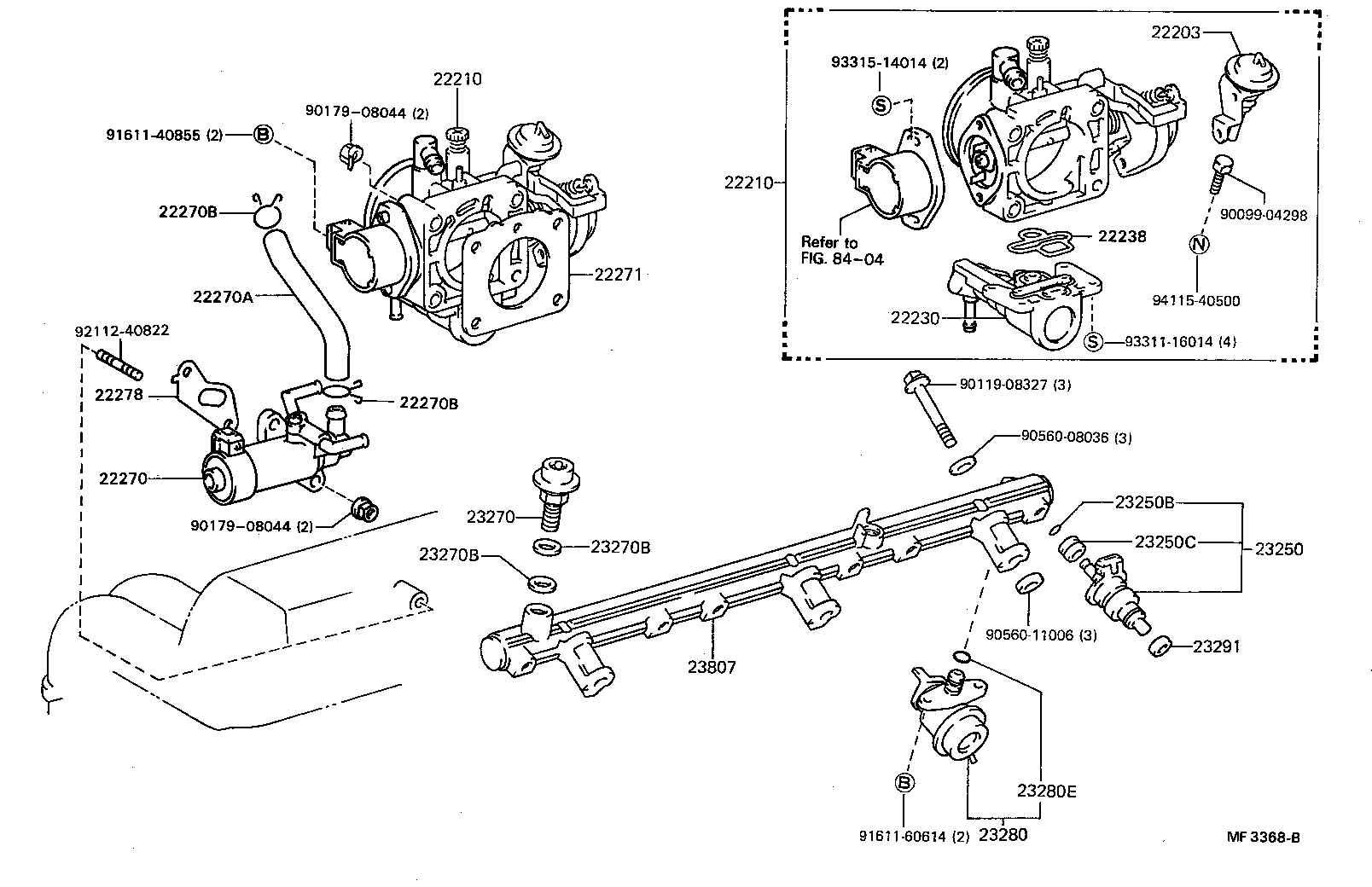 23250-34030 INJECTOR ASSY, FUEL product image