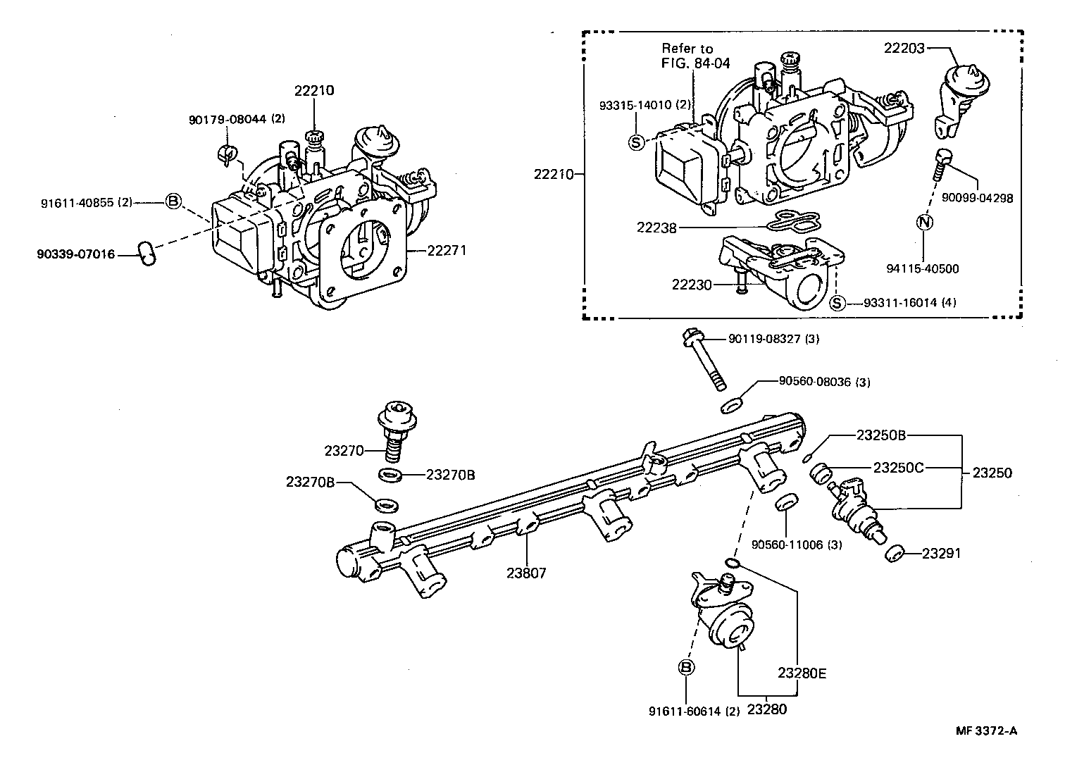22271-88300 GASKET, THROTTLE BODY product image