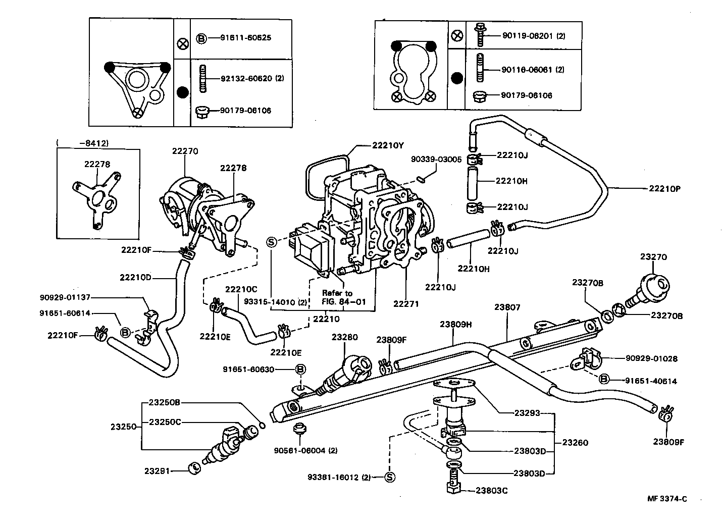 22271-88300 GASKET, THROTTLE BODY product image