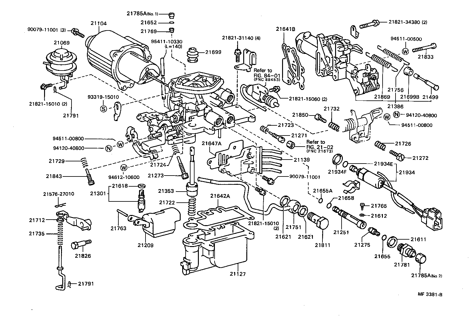 21072-15230 SOLENOID, THROTTLE VALVE product image