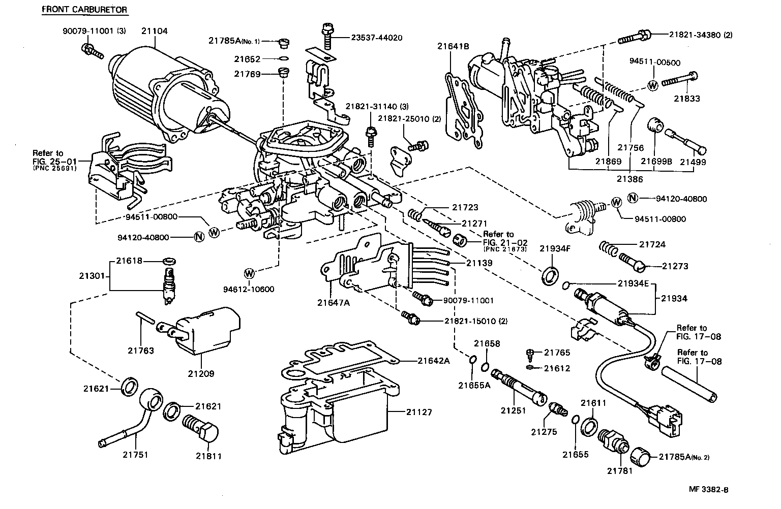 21072-15230 SOLENOID, THROTTLE VALVE product image