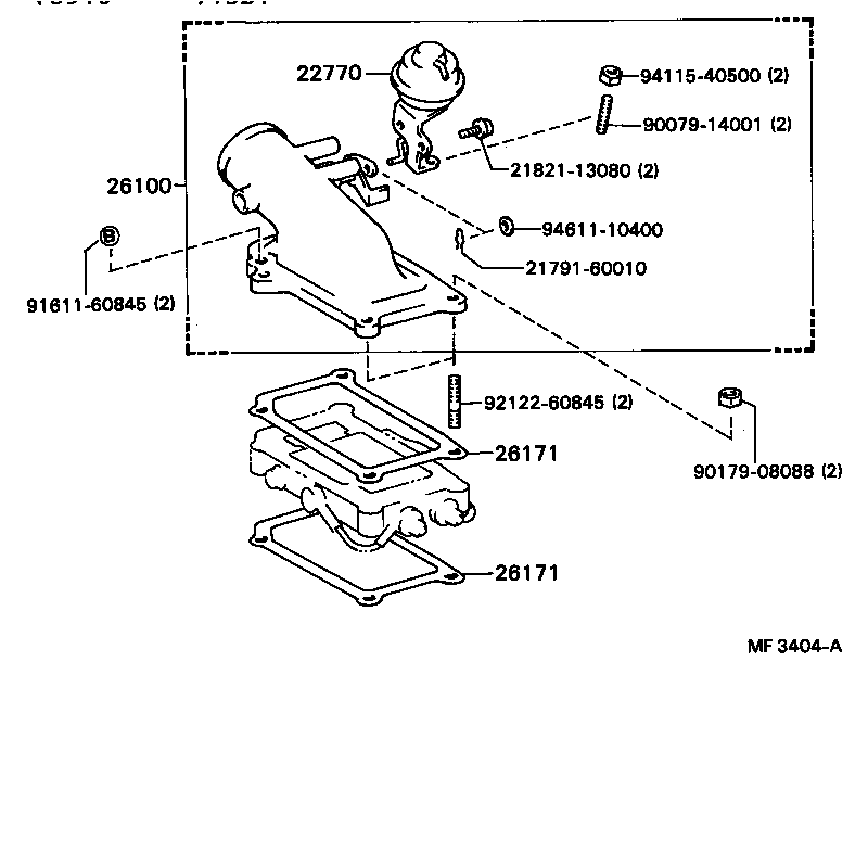 26100-58130 VENTURI ASSY product image