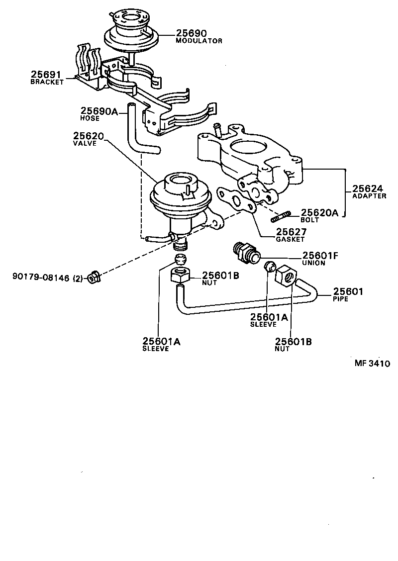 25620-73020 VALVE ASSY, EGR product image